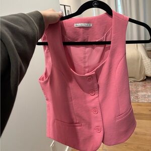 Pink Abercrombie Vest